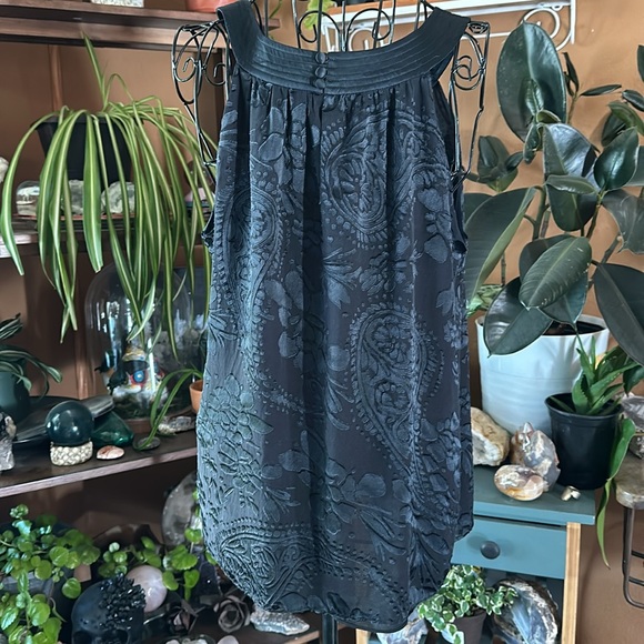 Women’s Banana Republic tank top blouse shirt floral business casual boho NWOT M - Picture 4 of 7